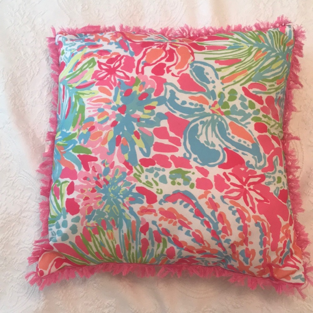 Lilly Pulitzer pillow large